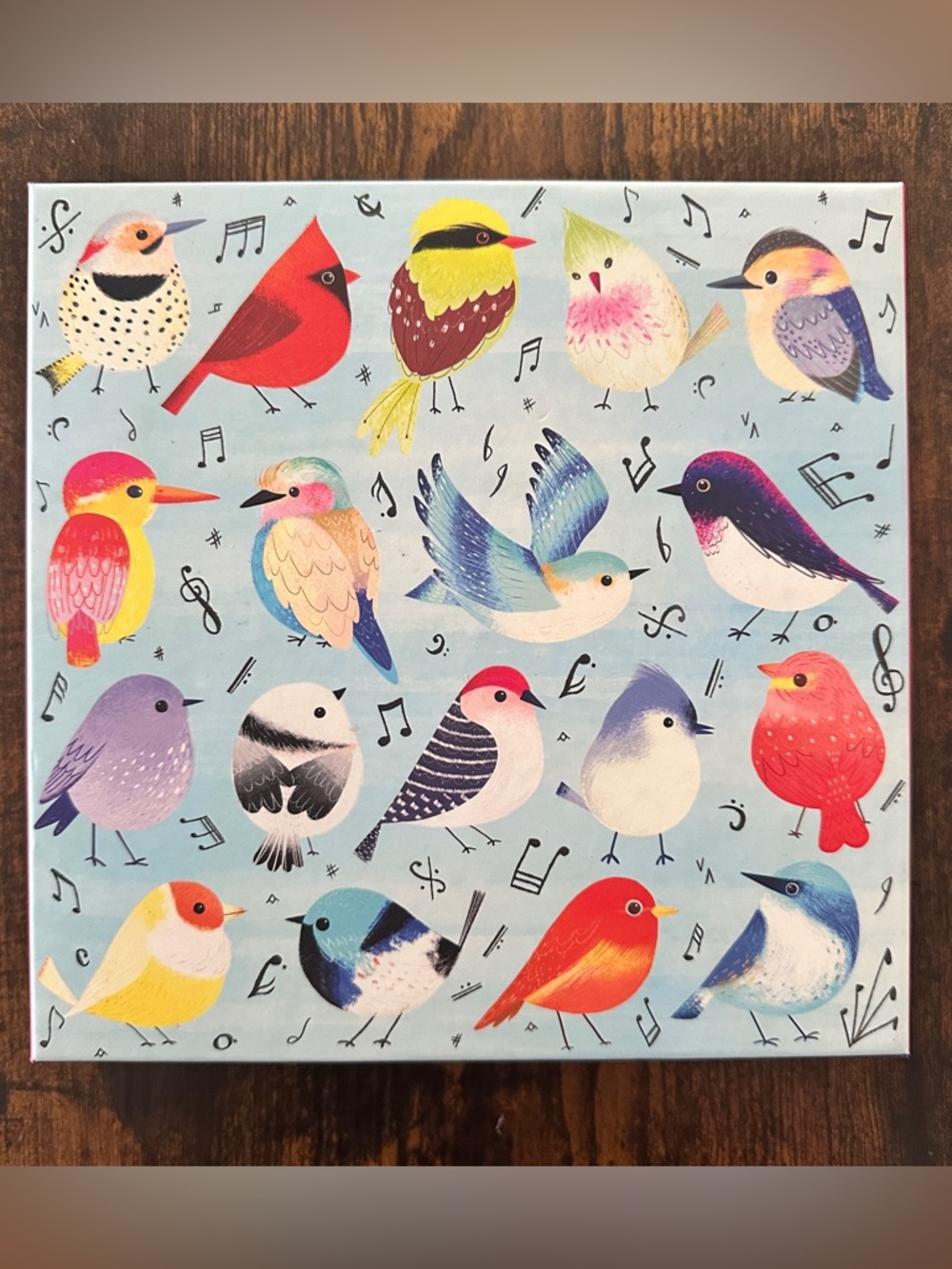 Mudpuppy by Galison Puzzle, Songbirds, 500 pieces